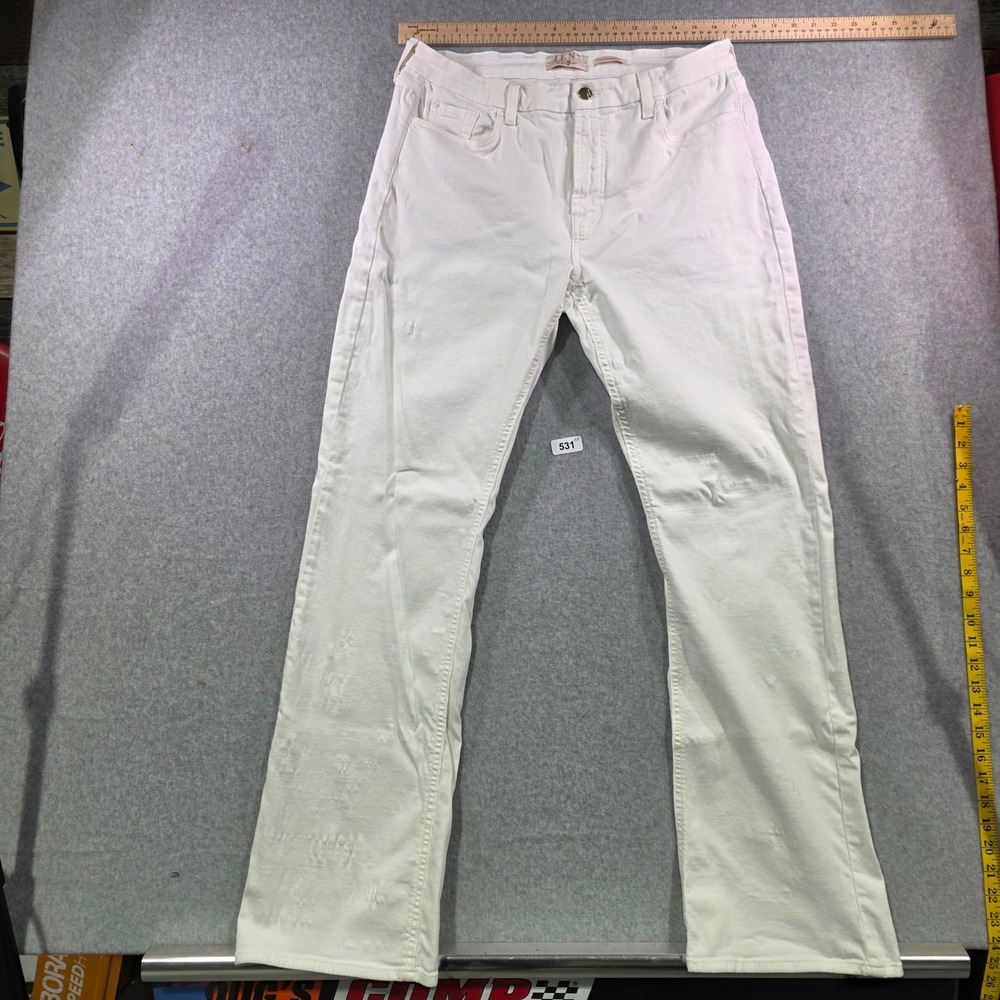 Women’s White Boot-Cut Jeans